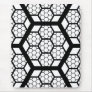 Black Honeycomb Pattern Mousepad