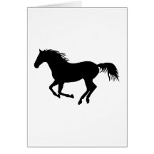Black horse 1 card