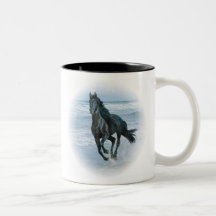 Black Horse Customizable Mug