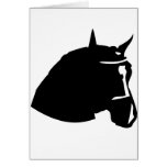 black horse head cards