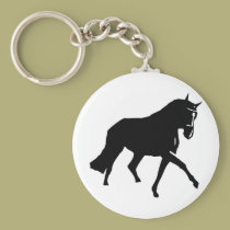 black horse icon keychains