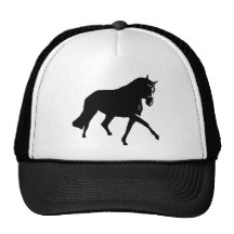 black horse icon trucker hat