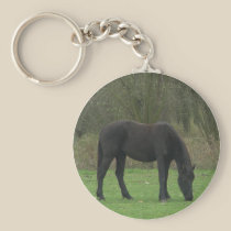 Black Horse Standing keychains