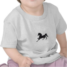 Black horse tee shirt