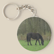 Black Horse walking keychains