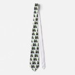 Black Horses Design Necktie