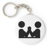 black Indian wrestling icon Key Chains