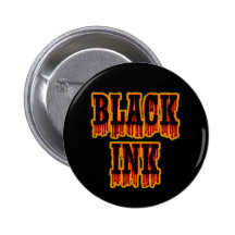 Black Ink Pinback Buttons