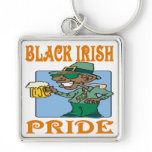 Black Irish Pride Keychain