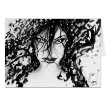Black Ivy by Gary Shipman Greeting Cards