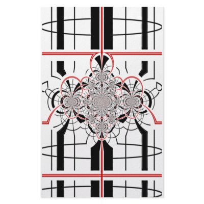 Black Jack Art Deco Stationery by SialiciousStationary