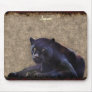 Black Jaguar Panther Big Cat Wildlife Mousepad