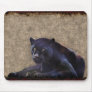 Black Jaguar Panther Big Cat Wildlife Mousepad