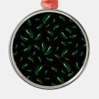 black jalapeno peppers pattern christmas tree ornaments black jalapeno peppers pattern christmas tree ornaments