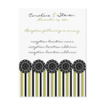 Black Kiri Reception Card Postcard