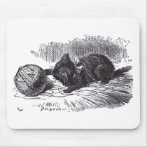 Black Kitten mousepads