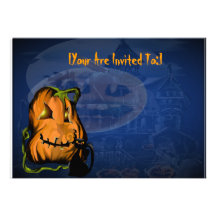 Black Kitty N Pumpkin  invitation_55x425_horizo...