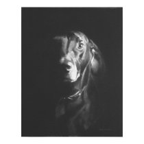 Black Lab Dog Watercolor by Paul Jackson posters