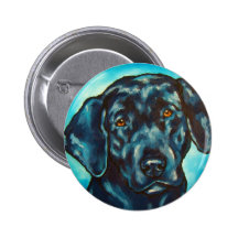 Black Lab Pin