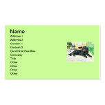 black Labradoodle Business Card Template