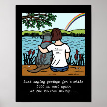 Black Labrador Angel and Mom 3 Print