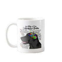 Black Labrador Brain Atlas Mugs