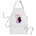 Black Labrador Chef Painting Aprons