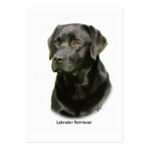 Black Labrador Retriever Business Card Templates