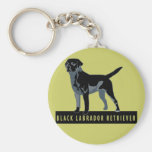 Black Labrador Retriever Keychains