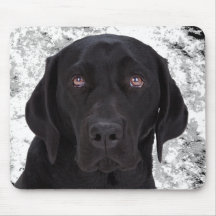 Black Labrador Retriever Mouse Pad