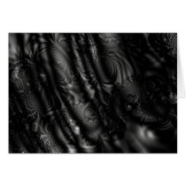 Black Lace Fractal Card
