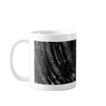 Black Lace Fractal Mug