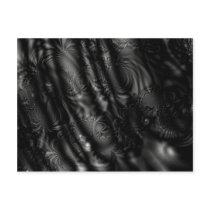 Black Lace Fractal Postcards