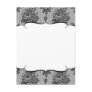 Black Lace French Background Postcard
