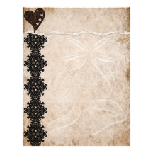 Black Lace Letterhead