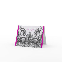 Black Lace Note Card