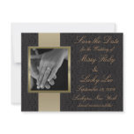 Black Lace Save the Date Announcement