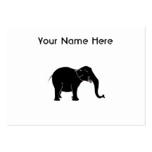 Black Laughing Elephant. Business Card