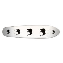 Black Laughing Elephant. Skateboard Decks