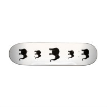 Black Laughing Elephant. Skateboard