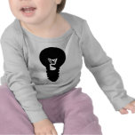 black light bulb icon t-shirts
