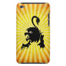 Black Lion; Leo Barely There iPod Case