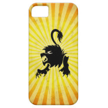 Black Lion; Leo iPhone 5 Cases
