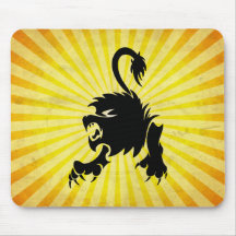 Black Lion; Leo Mousepads