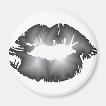 Black Lips Magnet