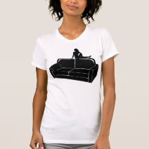 Black Love Seat T-shirts
