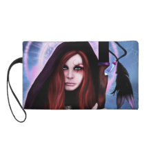 Black Magic Woman  Bagettes Bag Wristlet