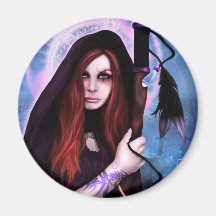 Black Magic Woman Magnet