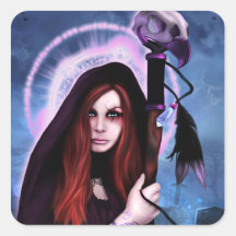 Black Magic Woman Sticker