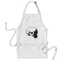 Black Manatee Aprons